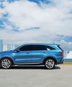 Blue Kia Sorento Diamond Paintings