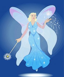 Blue Fairy Diamond Painting