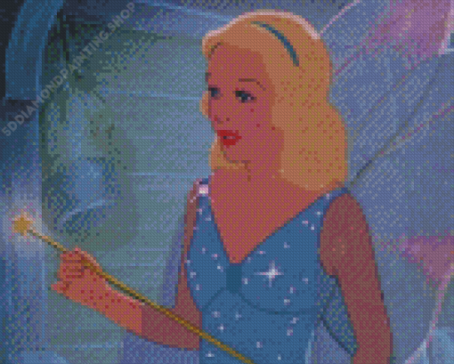 Blue Fairy Princess Diamond Painting