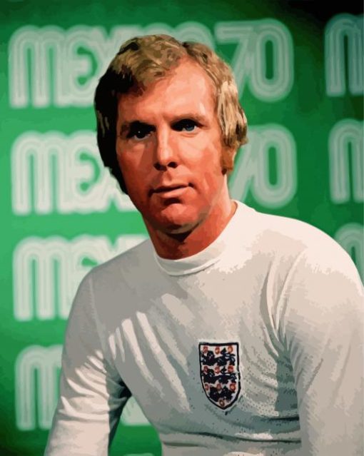 Bobby Moore Football Player Diamond Painting