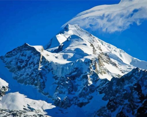 Bolivia Huayna Potosi Mountain Diamond Painting