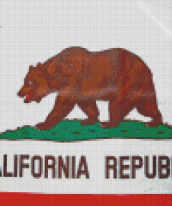 California Flag Diamond Painting