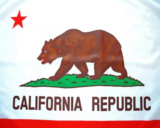 California Flag Diamond Painting