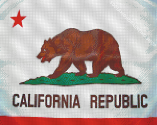 California Flag Diamond Painting