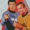 Captain Kirk Spock Star Trek Diamond Paintings