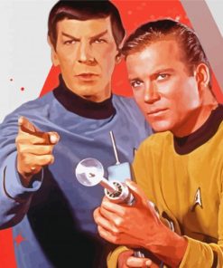 Captain Kirk Spock Star Trek Diamond Paintings