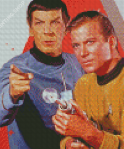 Captain Kirk Spock Star Trek Diamond Paintings