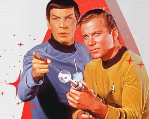 Captain Kirk Spock Star Trek Diamond Paintings