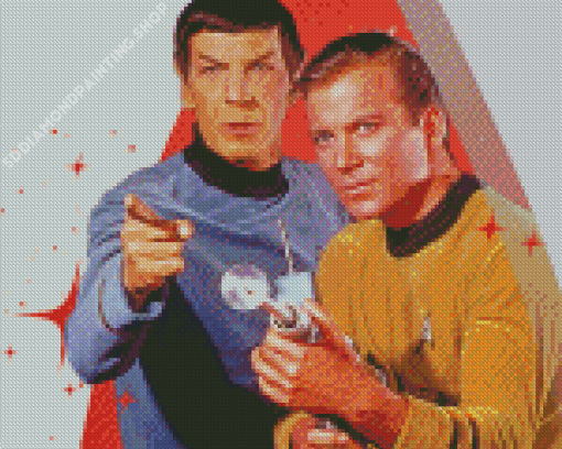 Captain Kirk Spock Star Trek Diamond Paintings