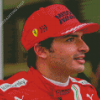 Carlos Sainz Jr Side Profile Diamond Painting