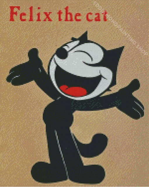 Cartoon Felix The Cat Diamond Painting