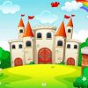 Cartoon Rainbow Castle Diamond Painting