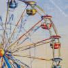 Circus Wheel Art Diamond Painting