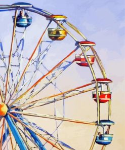 Circus Wheel Art Diamond Painting