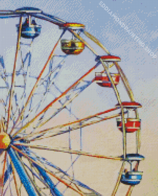 Circus Wheel Art Diamond Painting