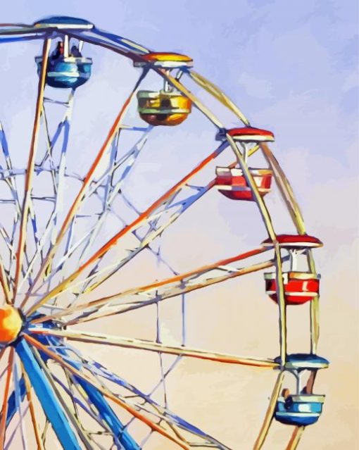 Circus Wheel Art Diamond Painting