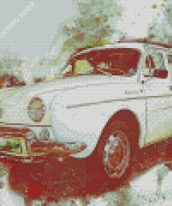 Classic Renault Car Art Diamond Painting