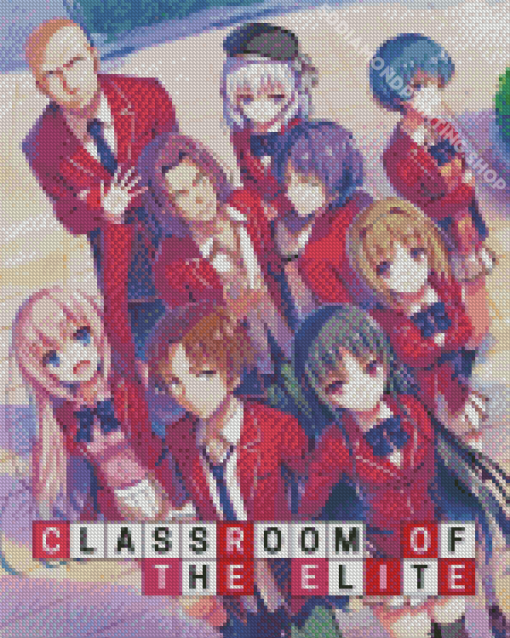 Classroom Of The Elite Anime Poster Diamond Painting