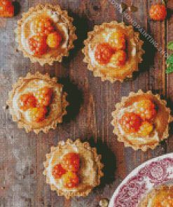 Cloudberry Caramel Tarts Diamond Paintings