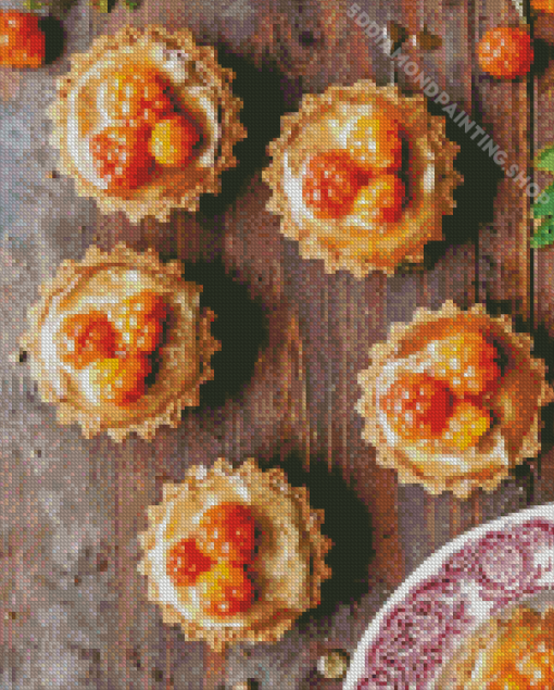 Cloudberry Caramel Tarts Diamond Paintings