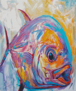 Colorful Bream Fish Diamond Painting