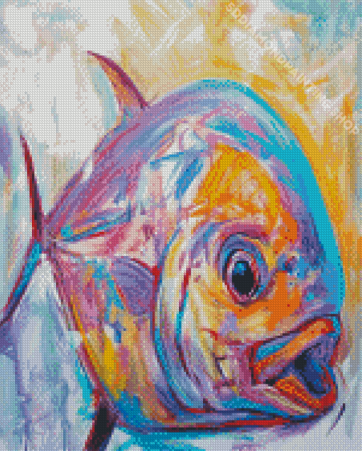 Colorful Bream Fish Diamond Painting