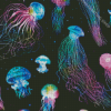 Colorful Galaxy Jellyfish Diamond Painting