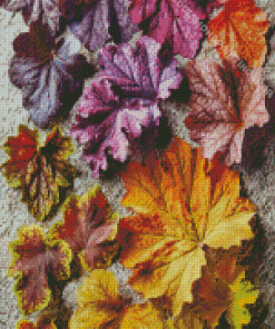 Colorful Plant Leaves Diamond Painting