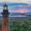 Currituck Lighthouse Landscape Diamond Painting