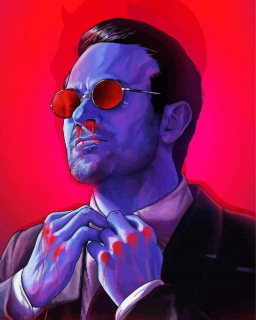 Daredevil Charlie Cox Diamond Painting