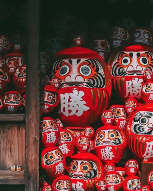 Daruma Dolls Diamond Paintings