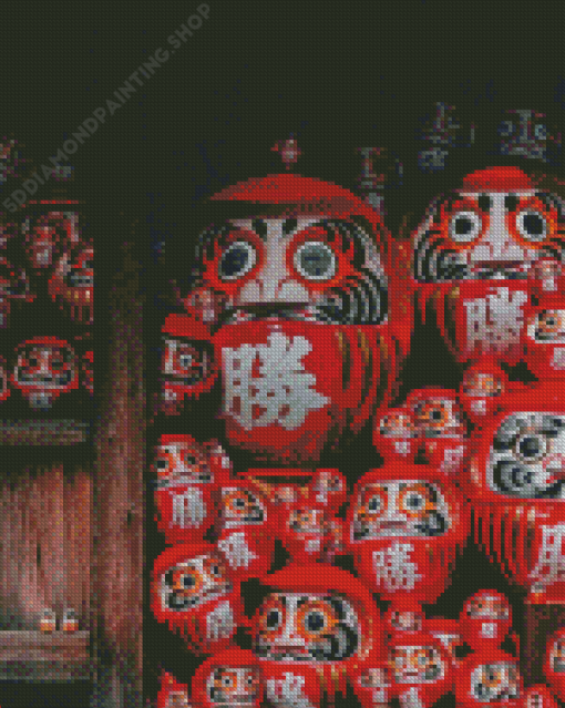 Daruma Dolls Diamond Paintings