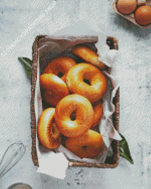 Delicious Bagels Diamond Painting