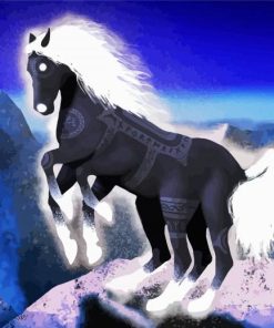 Fantasy Sleipnir Horse Diamond Painting