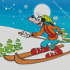 Disney Goofy Skiing Diamond Paintings