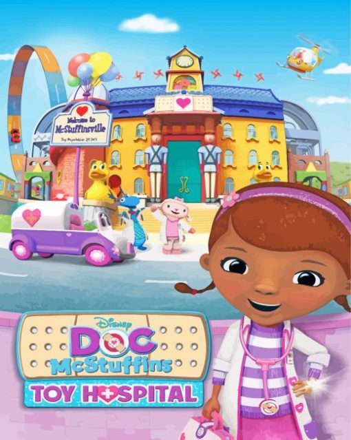 Doc McStuffins Cartoon Serie Poster Diamond Paintings