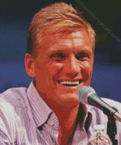 Dolph Lundgren Laughing Diamond Painting