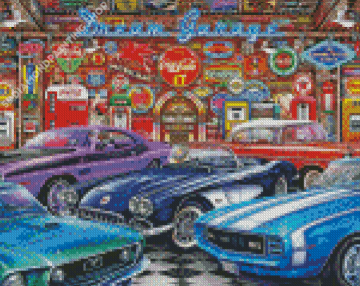 Dream Car Garage Diamond Painting