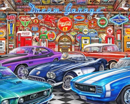 Dream Car Garage Diamond Painting