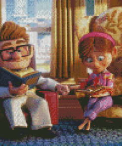 Ellie And Carl Up Movie Diamond Paintings