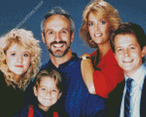 Family Ties Sitcom Characters Diamond Paintings