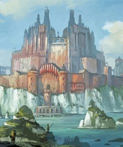 Fantasy Castle Building Art Diamond Paintings