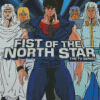 Fist Of The North Star Vintage Anime Poster Diamond Paintings