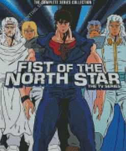 Fist Of The North Star Vintage Anime Poster Diamond Paintings