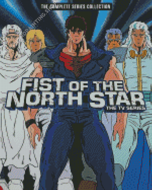 Fist Of The North Star Vintage Anime Poster Diamond Paintings