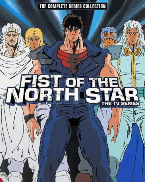 Fist Of The North Star Vintage Anime Poster Diamond Paintings