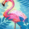 Flamingo Retro Art Diamond Paintings