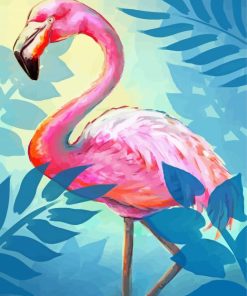 Flamingo Retro Art Diamond Paintings