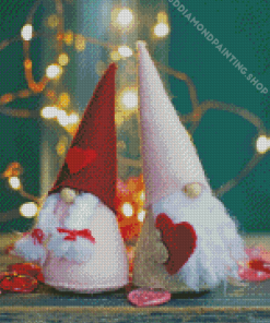 Gnomes Valentine Decoration Diamond Painting