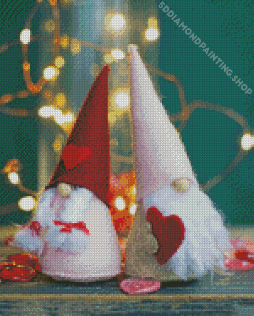Gnomes Valentine Decoration Diamond Painting